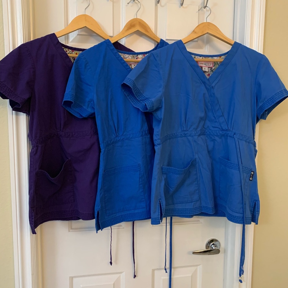 Uniform tops and lab coats